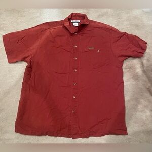 Columbia Men's Red Casual Shirt